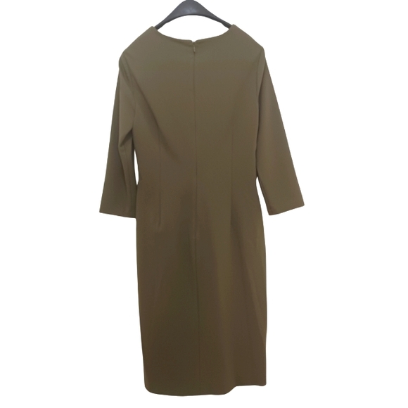 Calvin Klein Scuba Crepe Dress - Picture 2 of 5